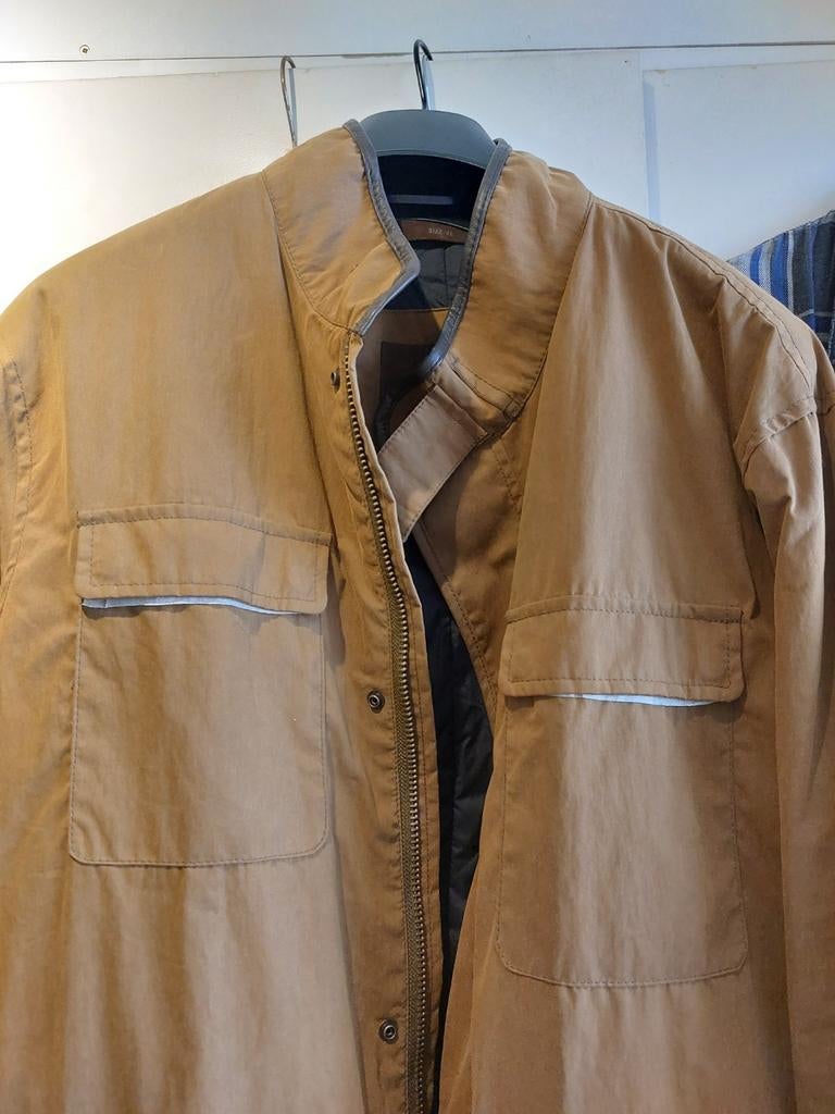Nouveau manteau Massimo Dutti XL pour homme, Neuf, Enlèvement ou Envoi, Beige, Taille 56/58 (XL)