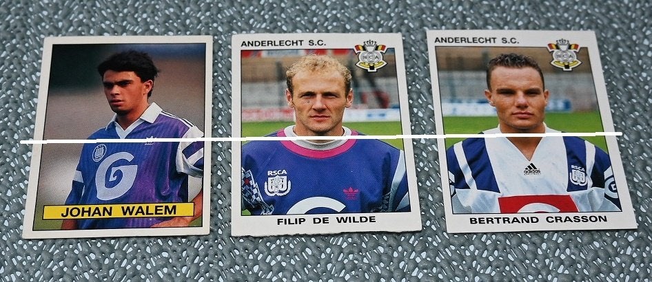 Panini Football 93/RSC Anderlecht/1 5 6 8 11 12 14 19 20, Envoi, Comme neuf, Affiche, Image ou Autocollant