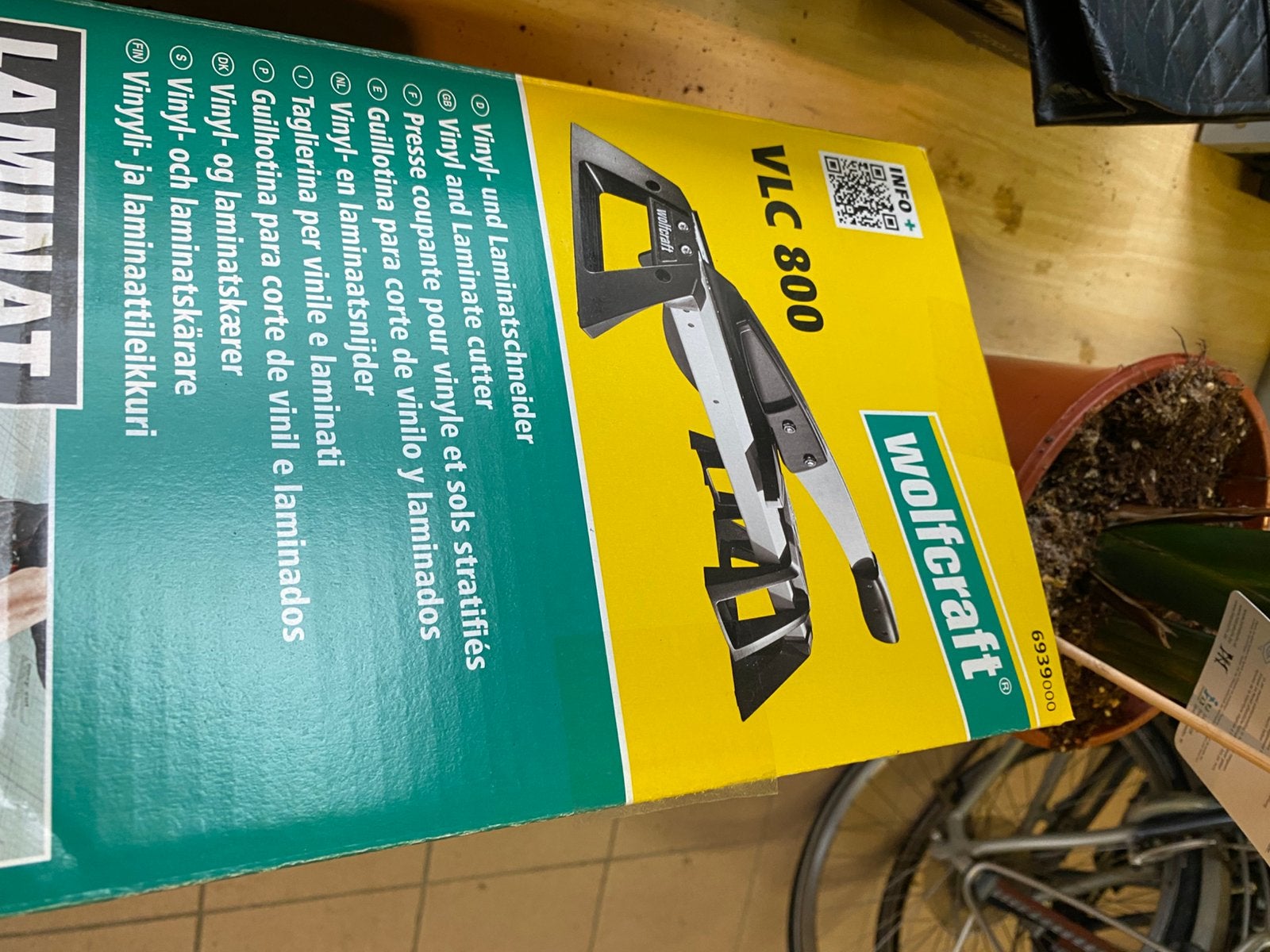 Laminaatsnijder wolfcraft vlc 800, Doe-het-zelf en Bouw, Ophalen, Zo goed als nieuw