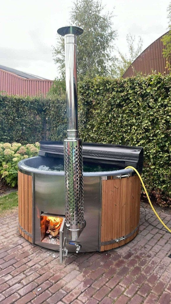 Te koop: prachtige hottub!, Tuin en Terras, Ophalen of Verzenden, Nieuw, Trap, Vast