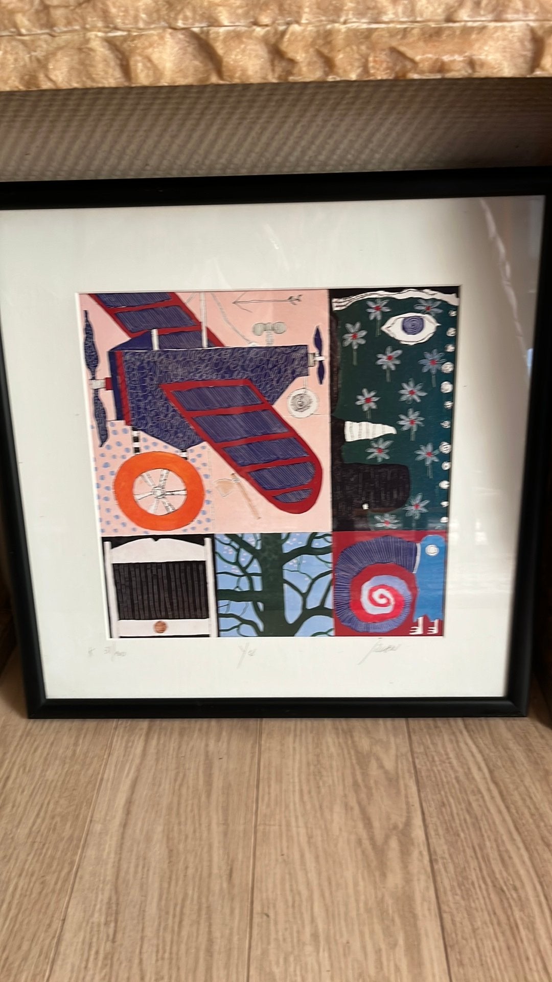 Lithografie Yes Christian Silvain genummerd handgesigneerd, Antiek en Kunst, Genummerd, Ophalen, Lithografie