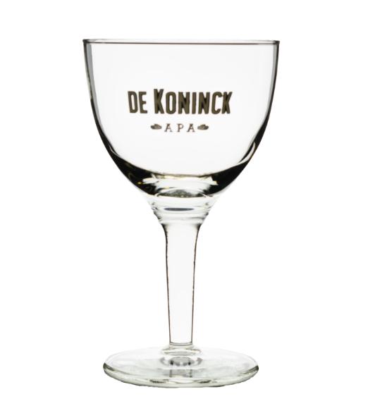 18 glazen De Koninck APA, Ophalen of Verzenden, Zo goed als nieuw, Bierglas