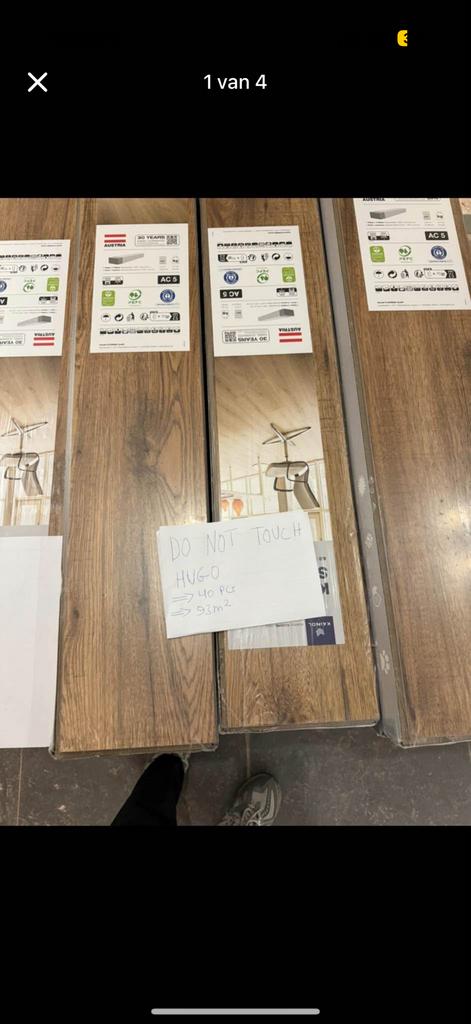 Laminaat advocatenkantoor ( hoge kwaliteit), Maison & Meubles, Ameublement | Revêtements de sol, Neuf, Aggloméré, 75 m² ou plus