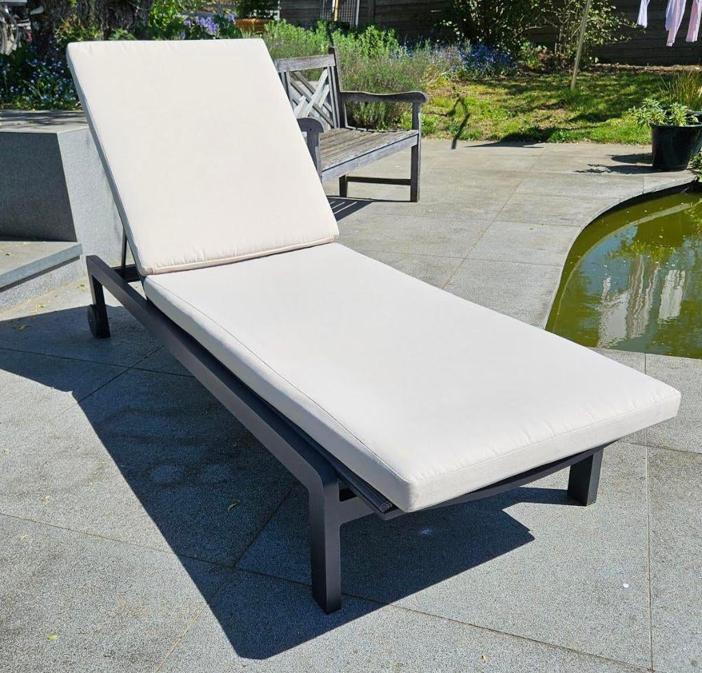 Ligbed/verstelbare ligzetel, Tuin en Terras, Ophalen