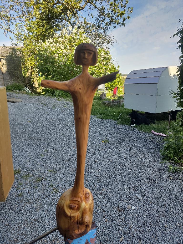 sculpture, Antiquités & Art, Art | Sculptures & Bois, Enlèvement, Bois