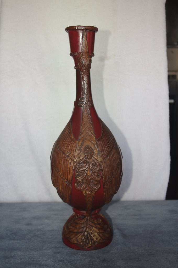 Speciale vaas 42 cm hoog, Antiek en Kunst, Ophalen of Verzenden