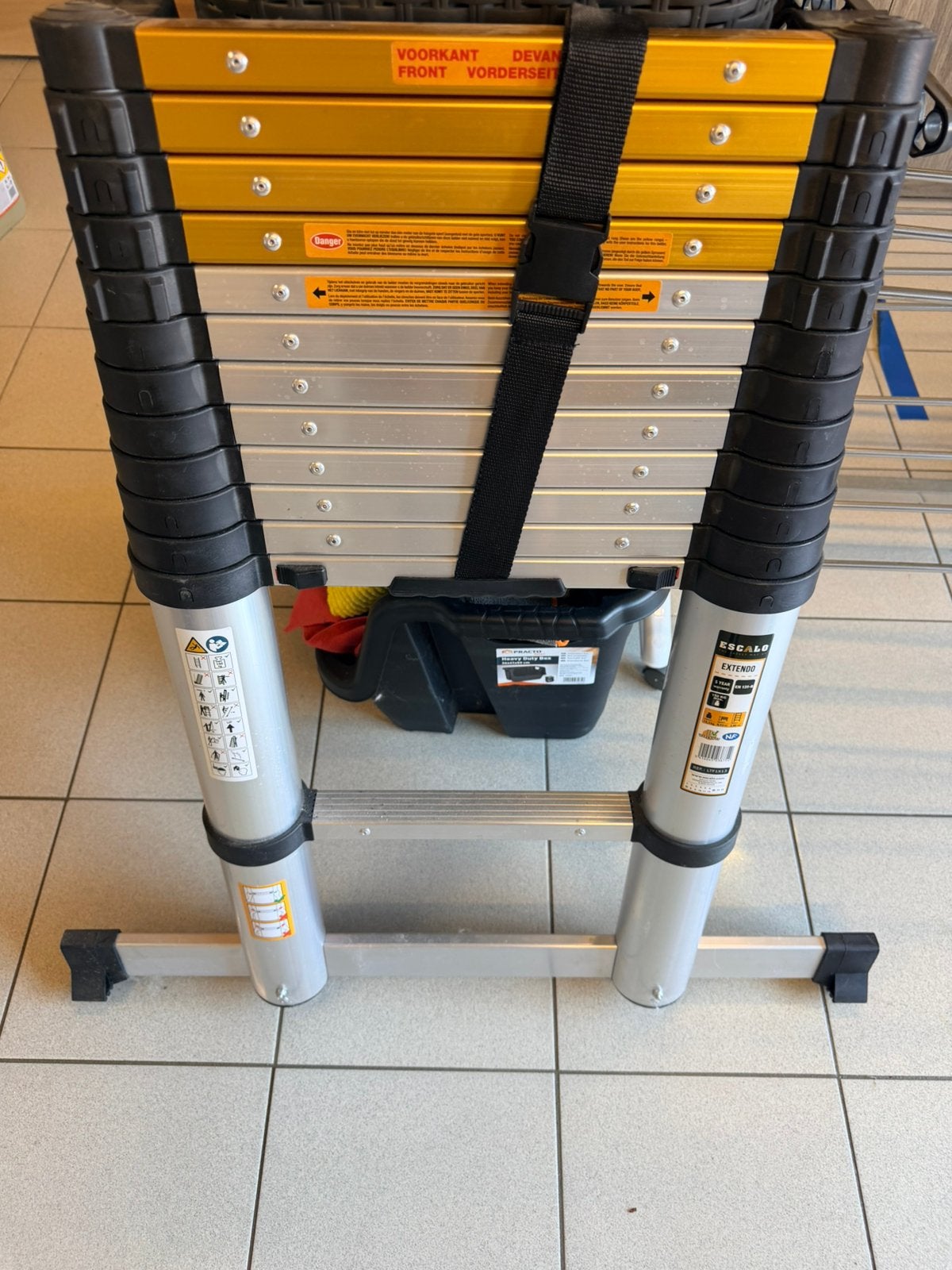 Uitschuifbare laddrr, Enlèvement, Comme neuf