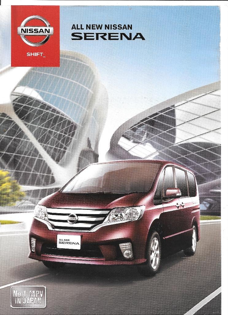 NISSAN SERENA  2014, Boeken, Auto's | Folders en Tijdschriften, Ophalen of Verzenden, Zo goed als nieuw, Nissan