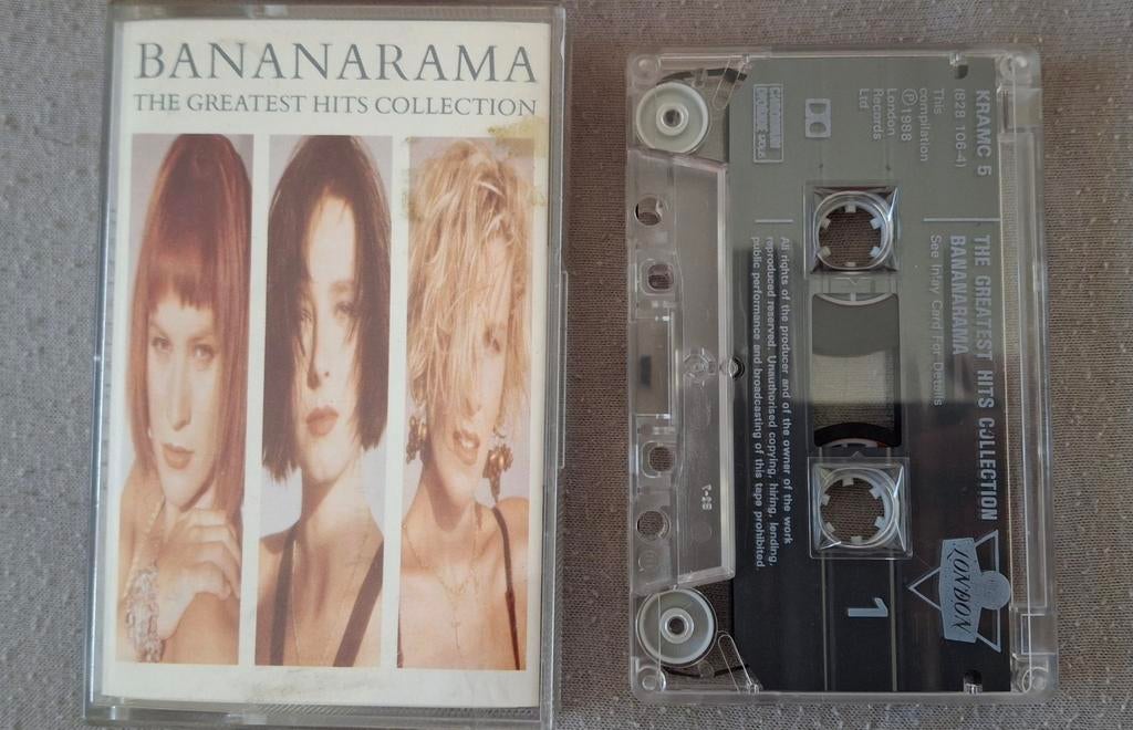 Vintage cassette muziekcassette K7 Bananarama, Ophalen of Verzenden, Zo goed als nieuw, Pop, Origineel