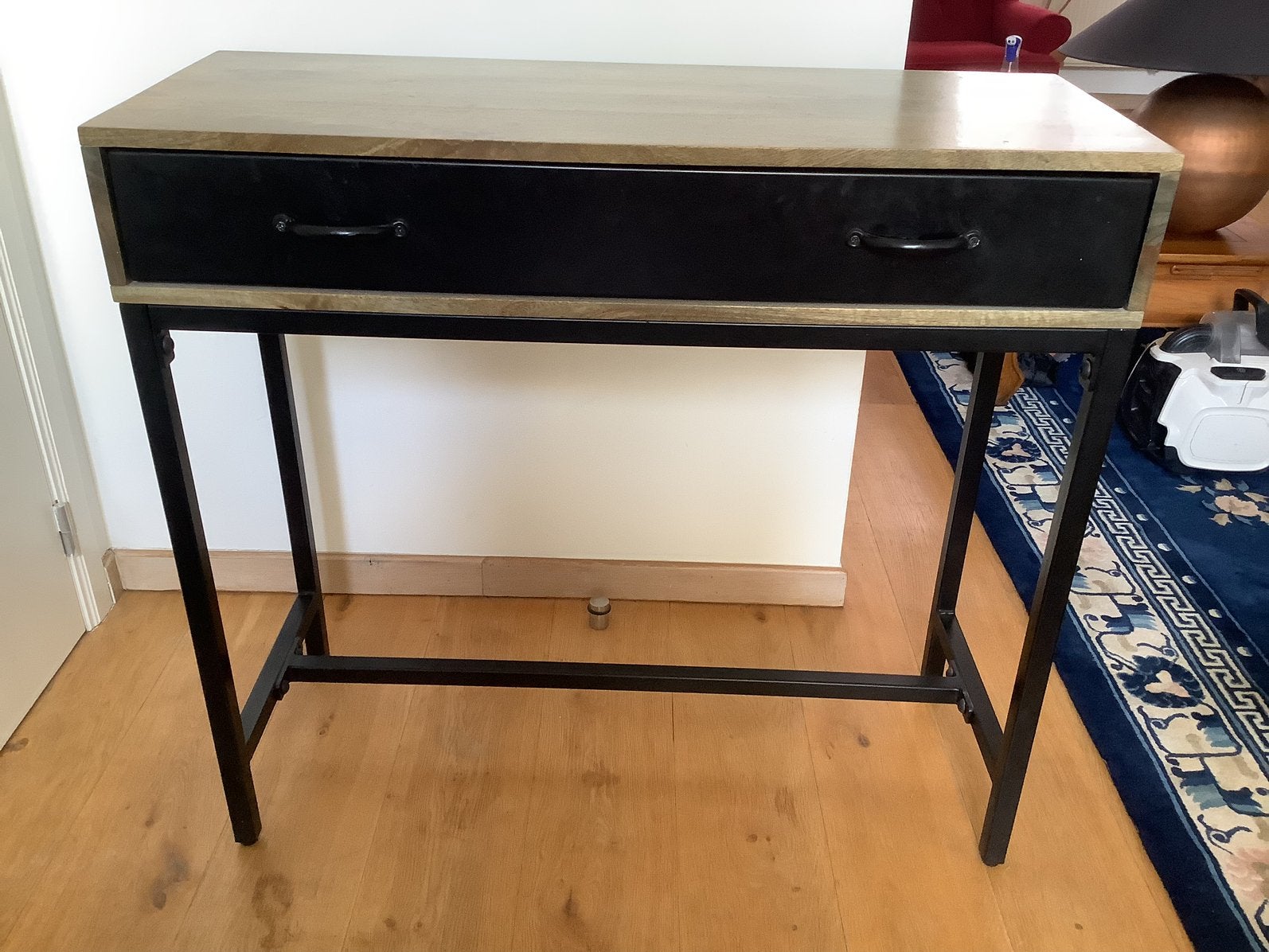 Console de rangement avec tiroir, Enlèvement, Comme neuf, Rectangulaire, Métal