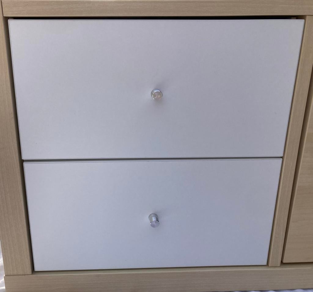 Insert à 2 tiroirs Ikea Kallax - blanc -  6 disponibles, Enlèvement, Comme neuf