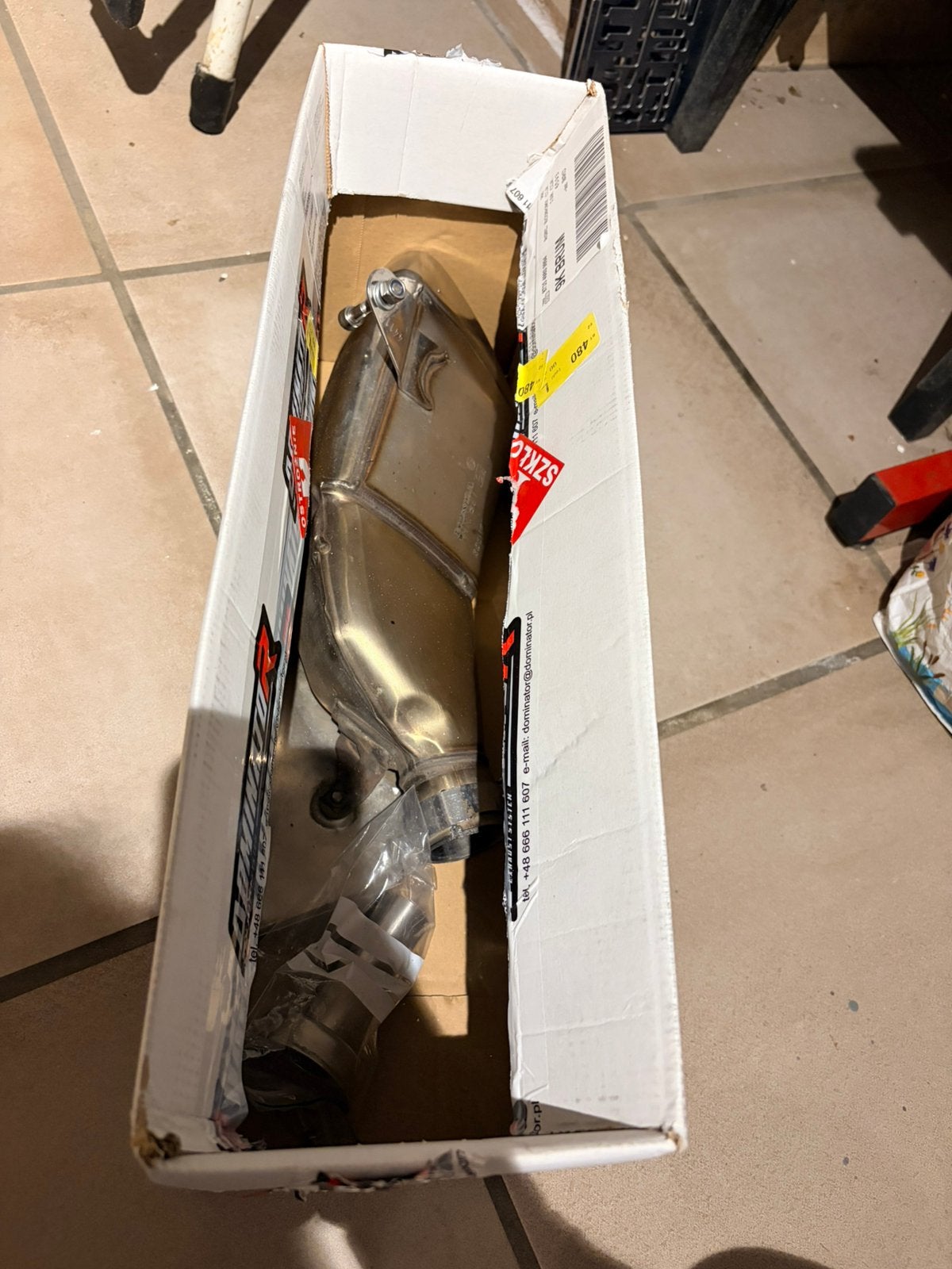 Silencieux full origine parfait etat Honda Hornet 2013 CB600, Motos, Enlèvement, Utilisé