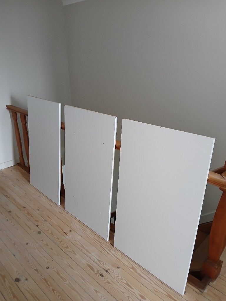 3 Étagères Pax Ikea 100x58 blanc, Maison & Meubles, Enlèvement, Utilisé