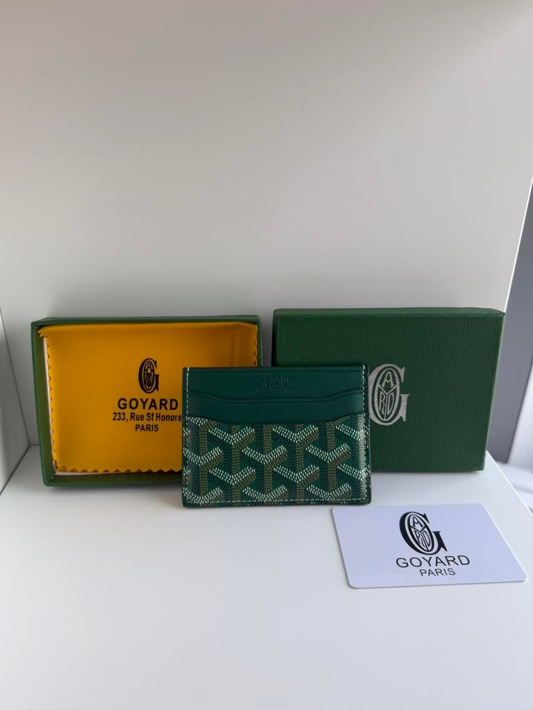 Portefeuille porte-cartes vert de luxe, Bijoux, Sacs & Beauté, Enlèvement, Comme neuf