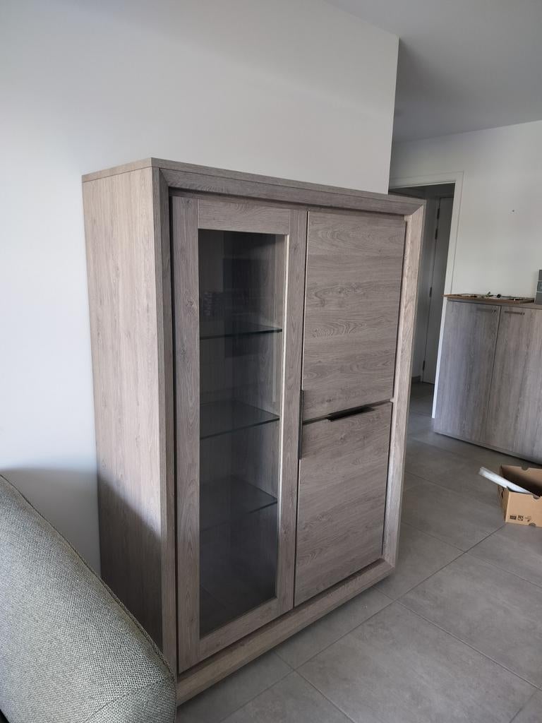 Meubels grijs hout (nieuwstaat), Huis en Inrichting, Ophalen