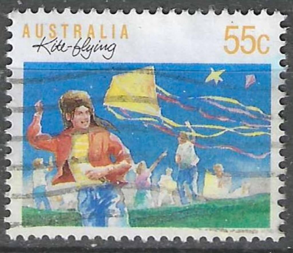 Australie 1989 - Yvert 1106E - Vliegeren (ST), Verzenden, Gestempeld