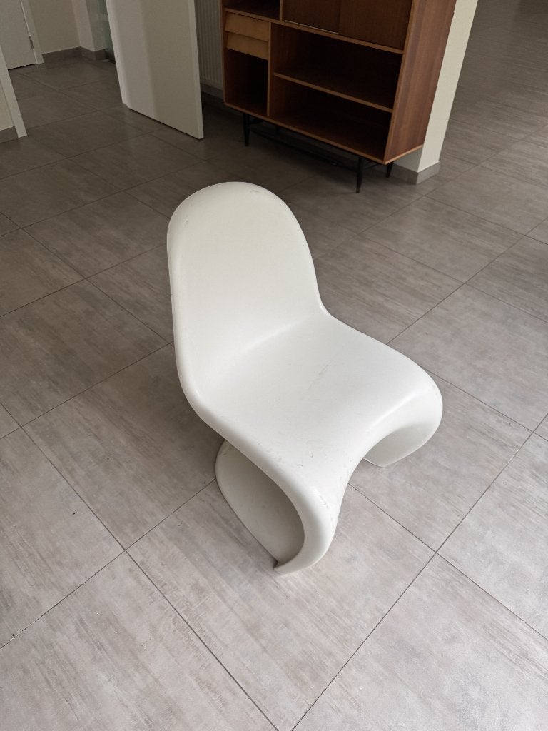 Vitra Verner Panton, Ophalen, Stoel, Wit, Kunststof