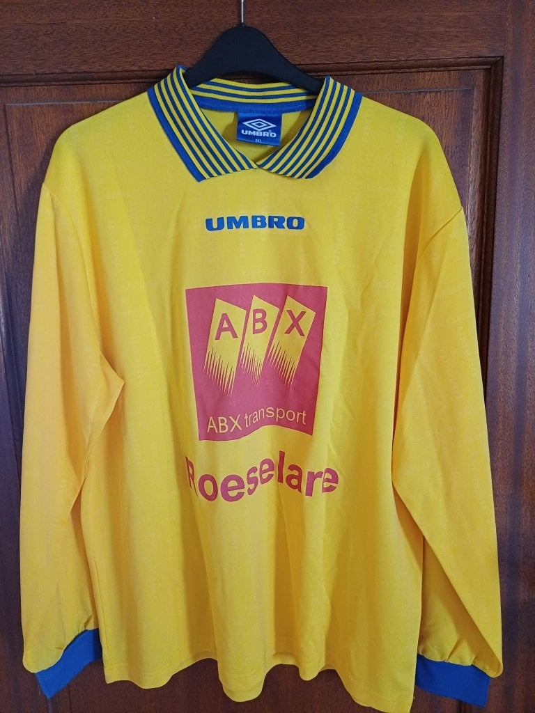 Maillot de football vintage ultra rare du club belge KSV, Envoi, Comme neuf, Maillot