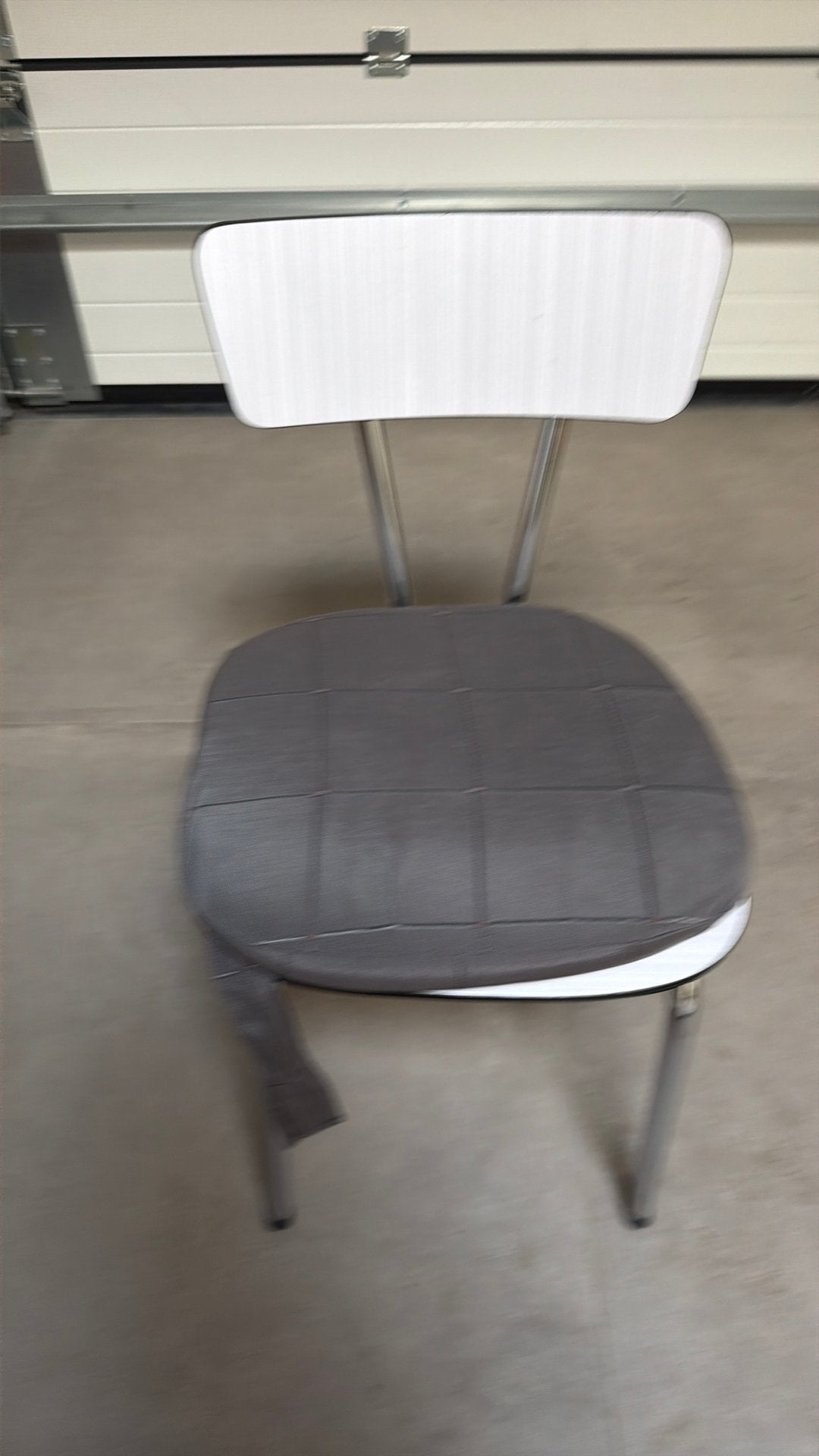 4 retro stoelen, Ophalen, Gebruikt, Wit, Vier