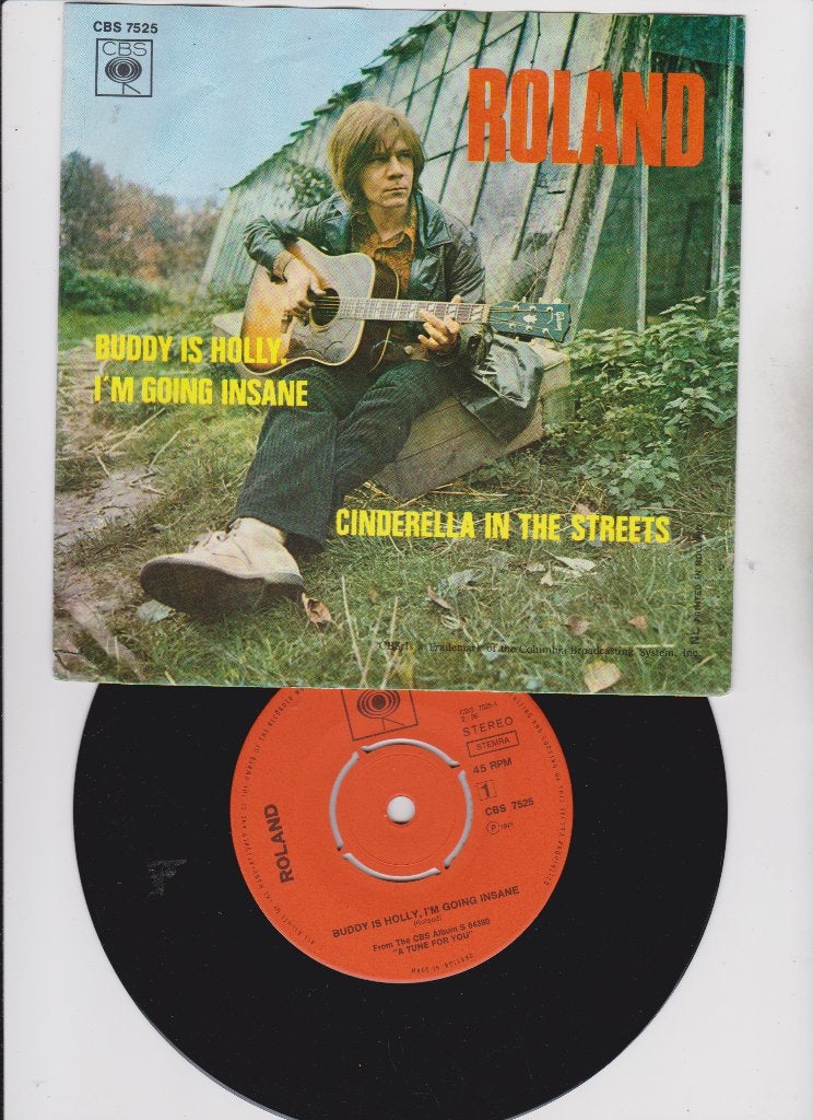 Roland – Buddy Is Holly, I'm Going Insane  1981  nMINT, 7 inch, Ophalen of Verzenden, Pop, Overige typen