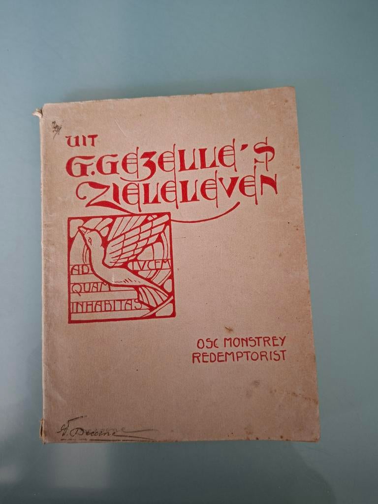 Antiek religieus boekje – “Uit Gezelle’s Zieleleven” (1931), Antiek en Kunst, Ophalen of Verzenden