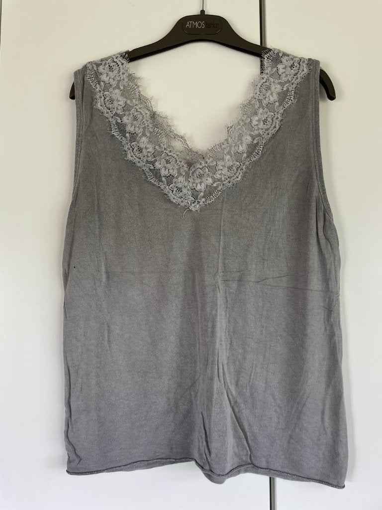 Top (M), Kleding | Dames, Topjes, Maat 38/40 (M), Ophalen of Verzenden, Zonder mouw, Grijs