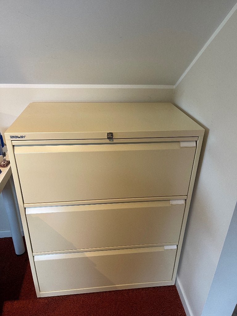 BISLEY Hangmappenkast A4 , 2 rijen, 3 lades, Diversen, Bureau-accessoires, Zo goed als nieuw, Ophalen