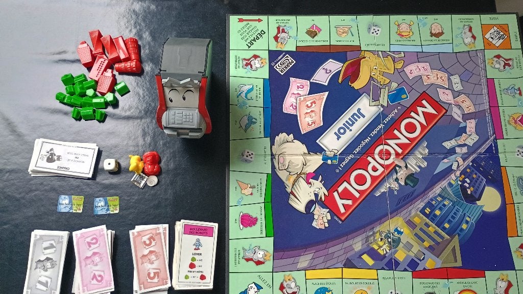 Monopoly Junior ( distributeur de billets), Ophalen