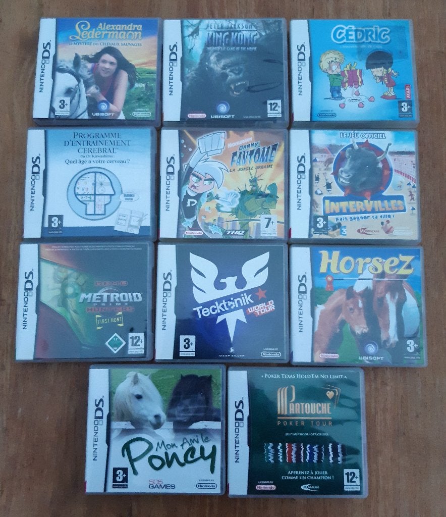 Lot de 11 Nintendo DS, Consoles de jeu & Jeux vidéo, Enlèvement, Comme neuf