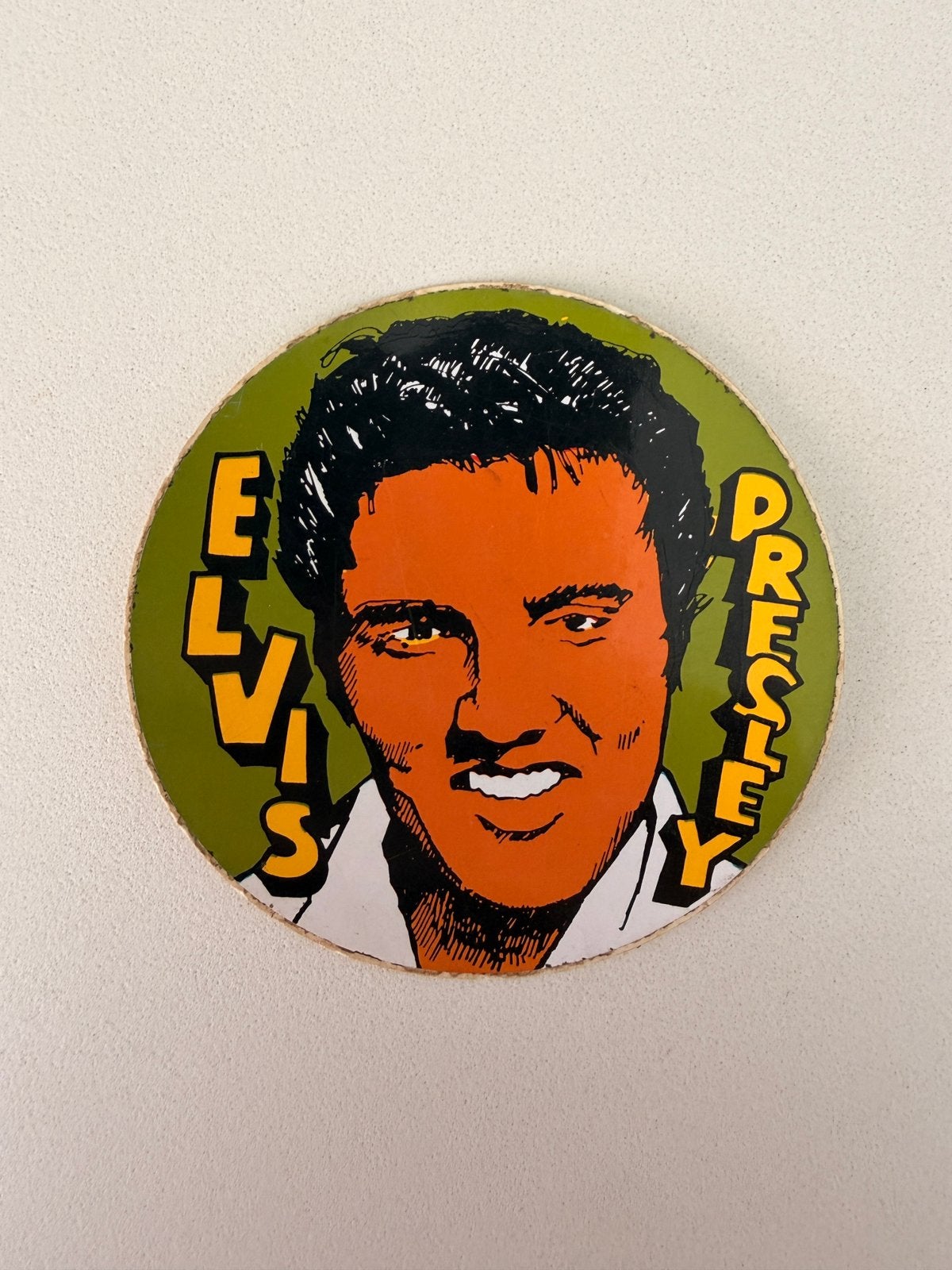 Sticker vintage Elvis Presley, Verzamelen, Ophalen of Verzenden, Zo goed als nieuw