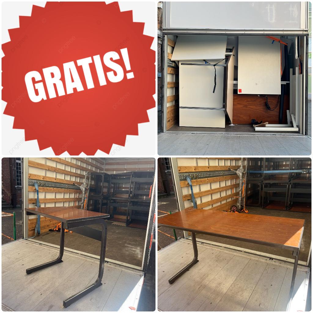 G R A T I S. 38 bureaus en kantoortafels, Huis en Inrichting, Ophalen, Gebruikt