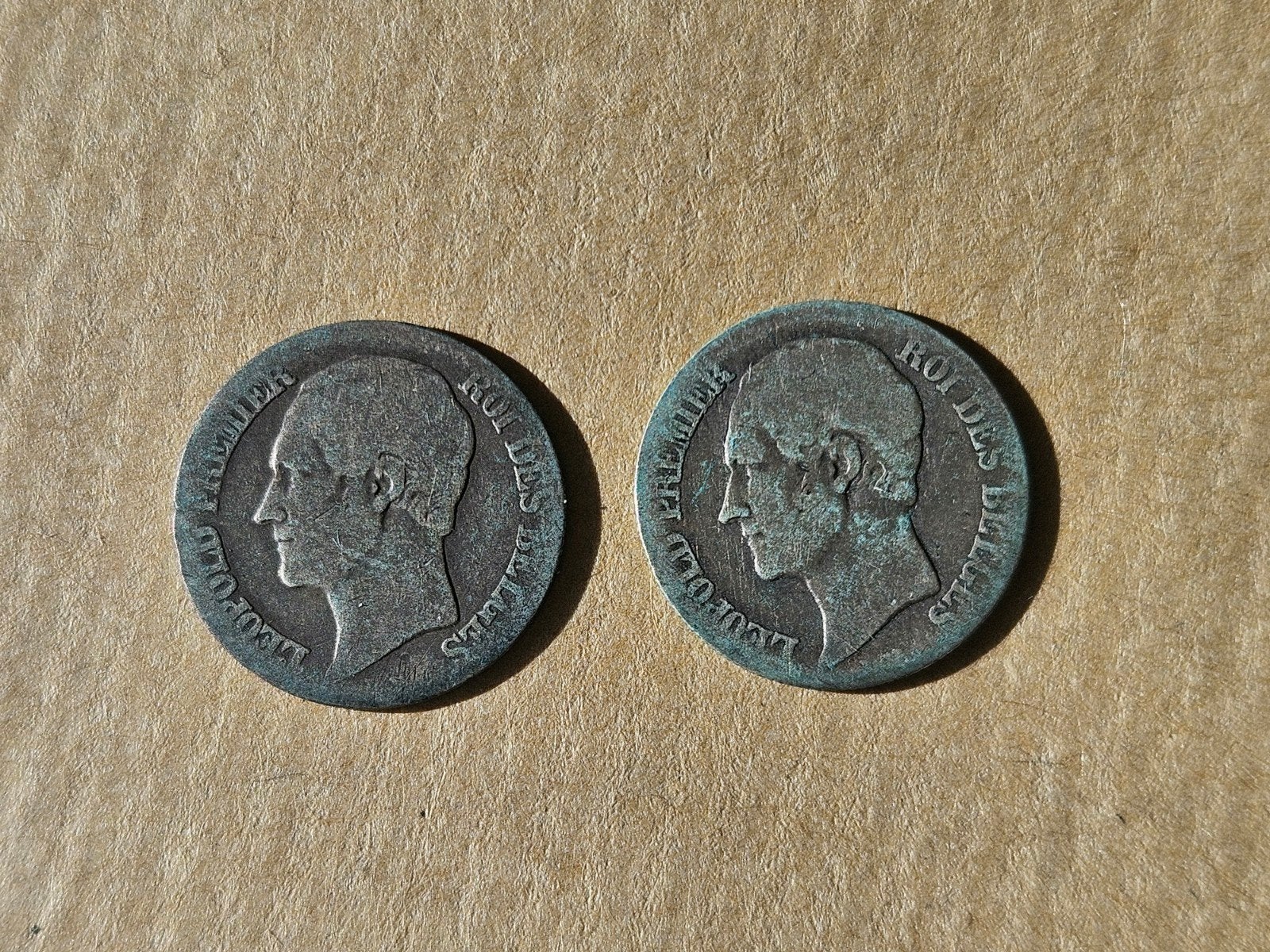 20ct Leopold I 1852 en 1853, Ophalen of Verzenden