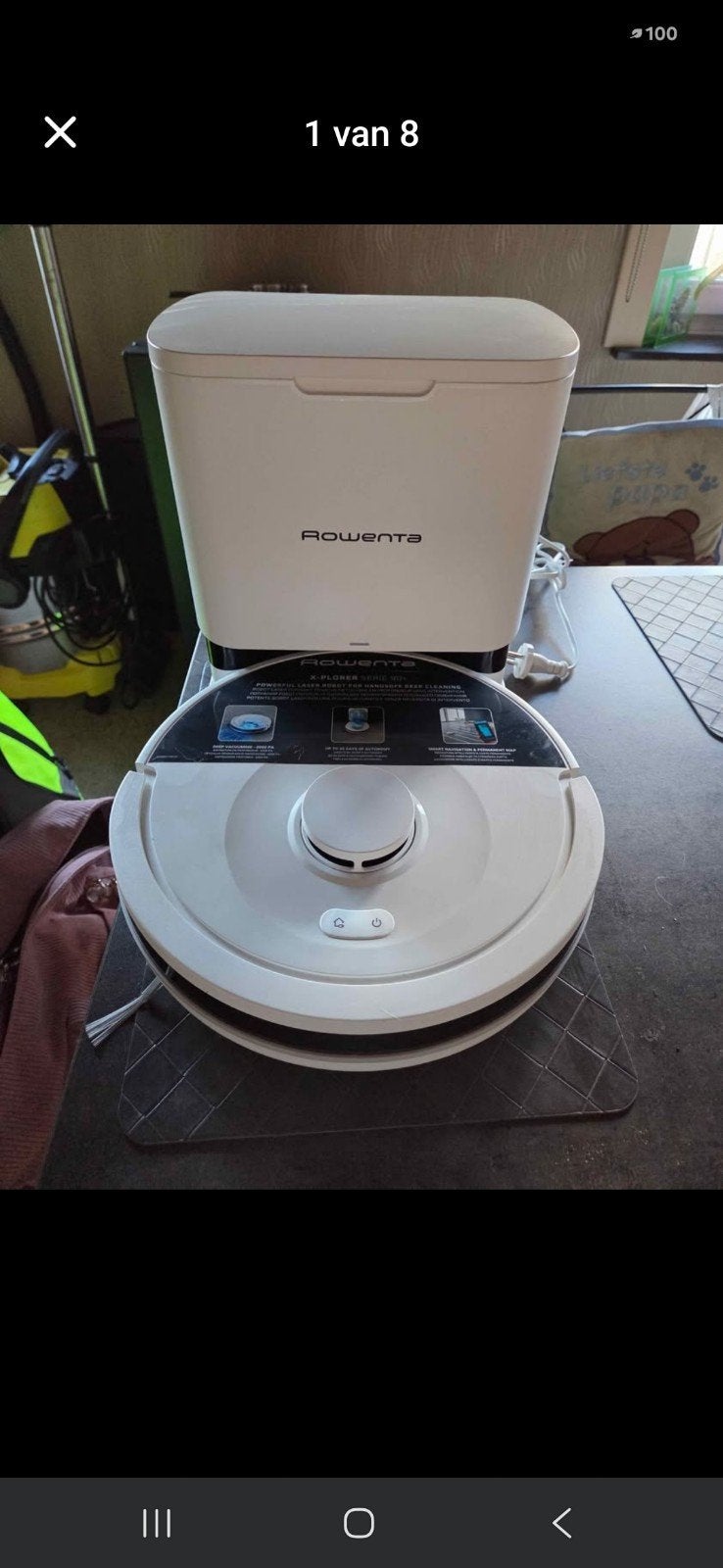 ROWENTA X-PLORER Serie 90+ RR8797WH Robotstofzuiger, Electroménager, Aspirateurs, Aspirateur robot, Rowenta, Enlèvement
