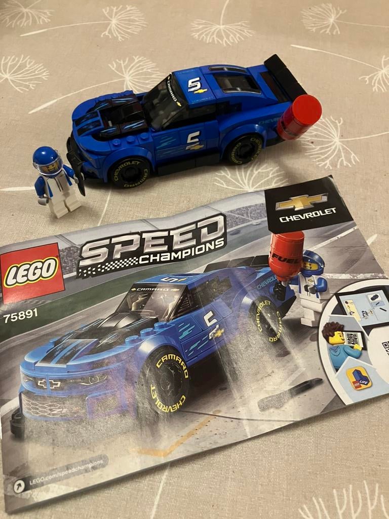 Lego speed champions 75891 chevrolet camaro ZL 1, Ophalen, Zo goed als nieuw, Lego, Speed Champions