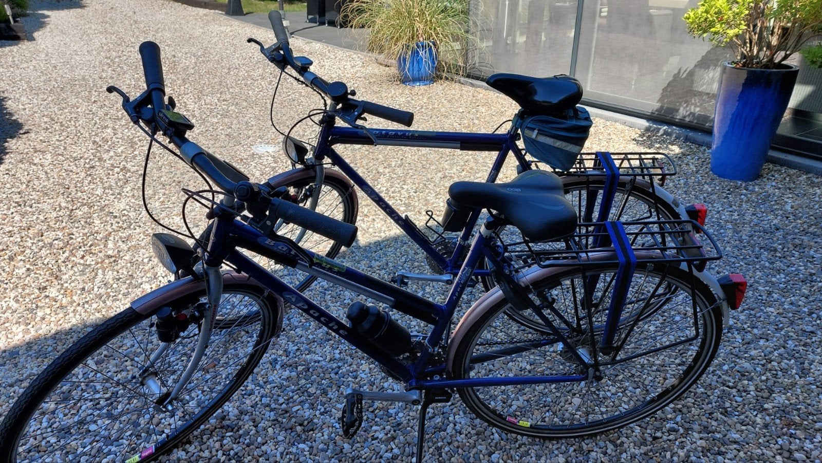 Batavus dames en herenfiets met bagagedrager, Ophalen, BATAVUS