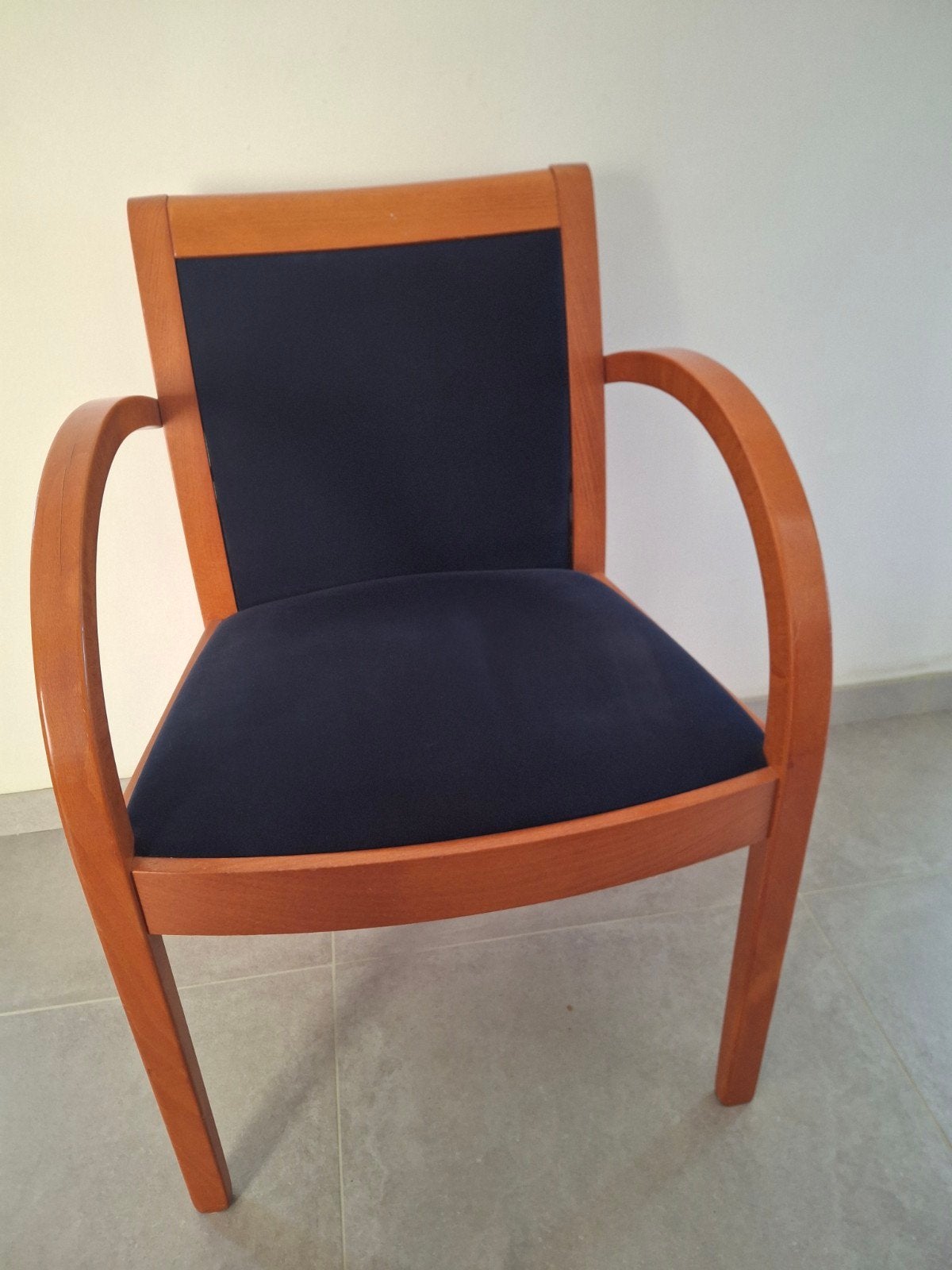 6 stoelen, Ophalen, Hout, Blauw, Zo goed als nieuw