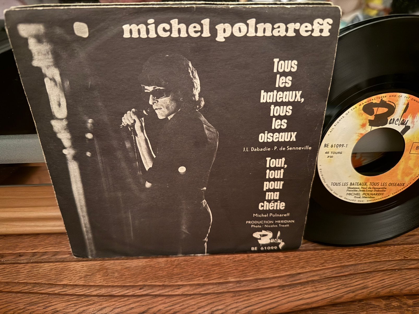 All Les Bateaux, All Oiseaux - All For My Cherie, Pressage original, Enlèvement ou Envoi, 7 inch, Comme neuf
