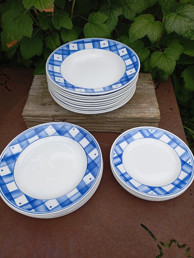Assiettes et plats Boch frères 20-30, Antiquités & Art, Enlèvement