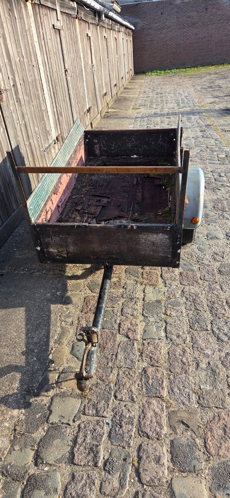 aanhangwagen daf, Ophalen