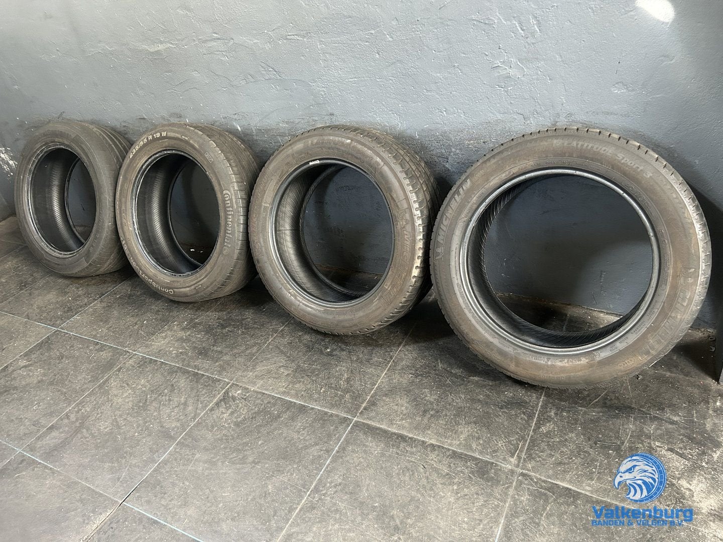 6-7mm! Zomerbanden 235/55R19 Michelin Continental, Véhicule de tourisme, Pneus été, -, Pneu(s)