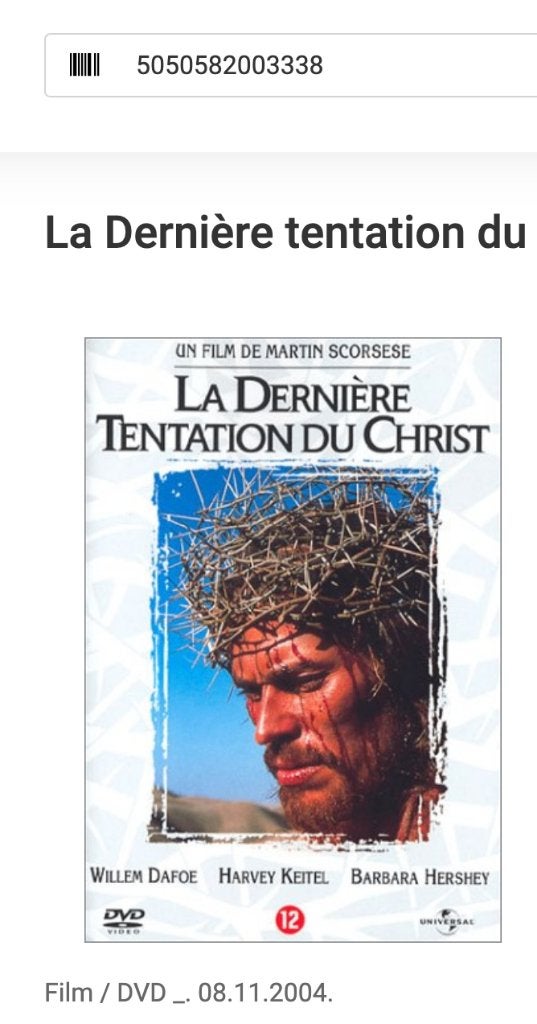 DVD De laatste verzoeking van Christus van Martin Scorsese, Waargebeurd drama, Spaans, Ophalen of Verzenden, Turks