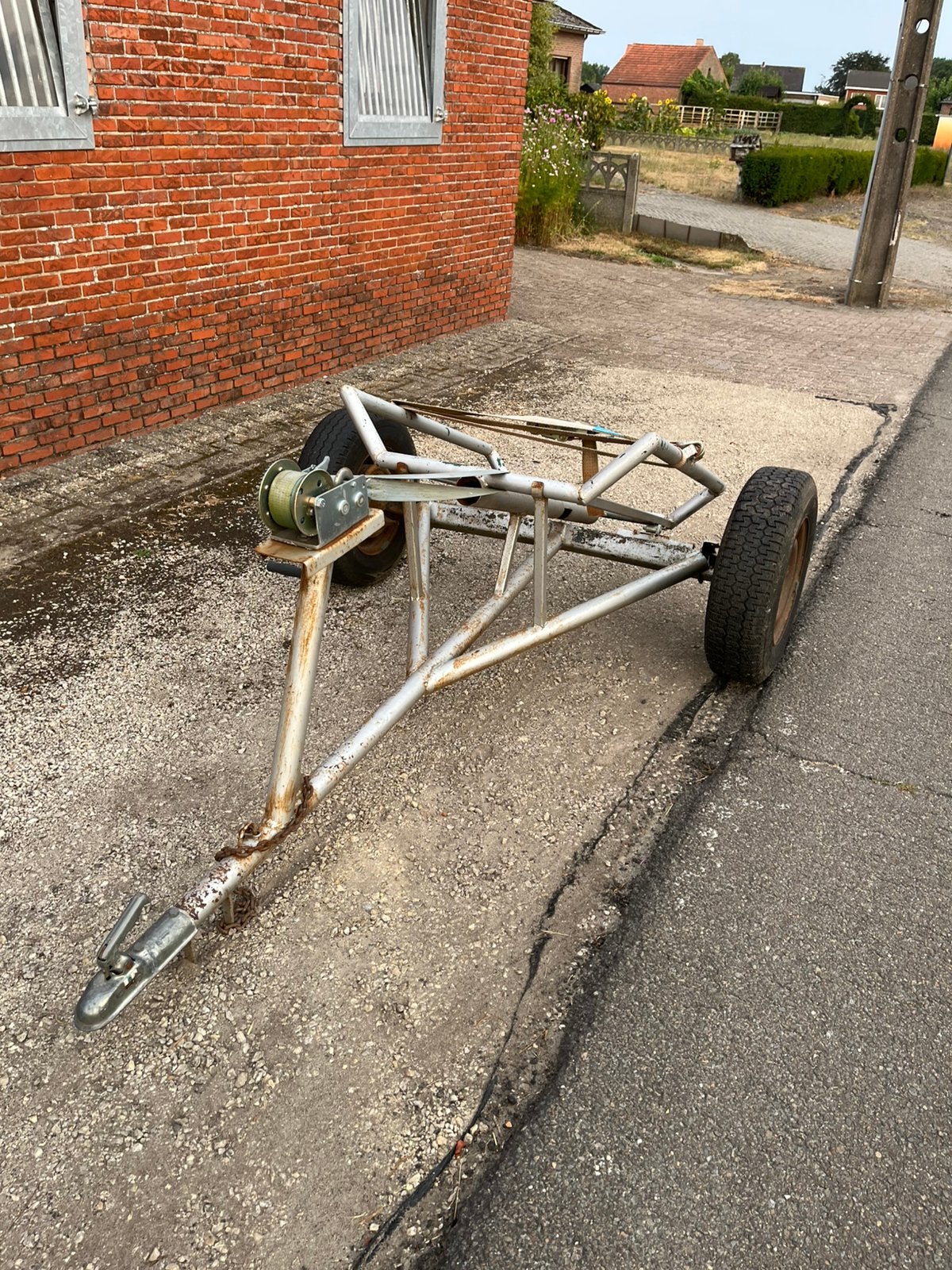 Hooibalen transportkar, Ophalen, Gebruikt