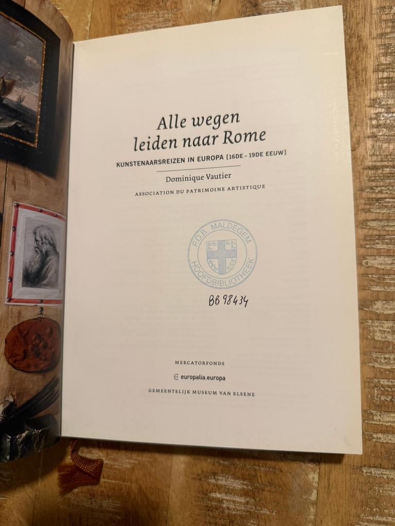 Alle wegen leiden naar Rome, kunstenaarsreizen in Europa, Boeken, Reisverhalen, Ophalen of Verzenden, Gelezen, Dominique Vautier