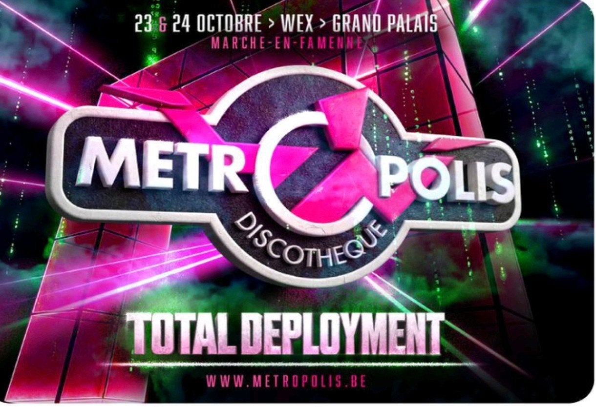 Metropolis big night '90s VANAVOND 24/10 in WEX Marche, Tickets en Kaartjes