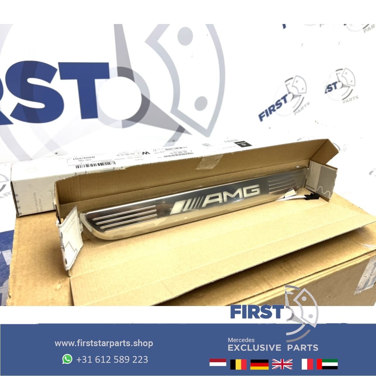 AMG INSTAPLIJST DORPELLIJST Mercedes W176 W117 W156 W205 W21, Utilisé, -, Gauche, -