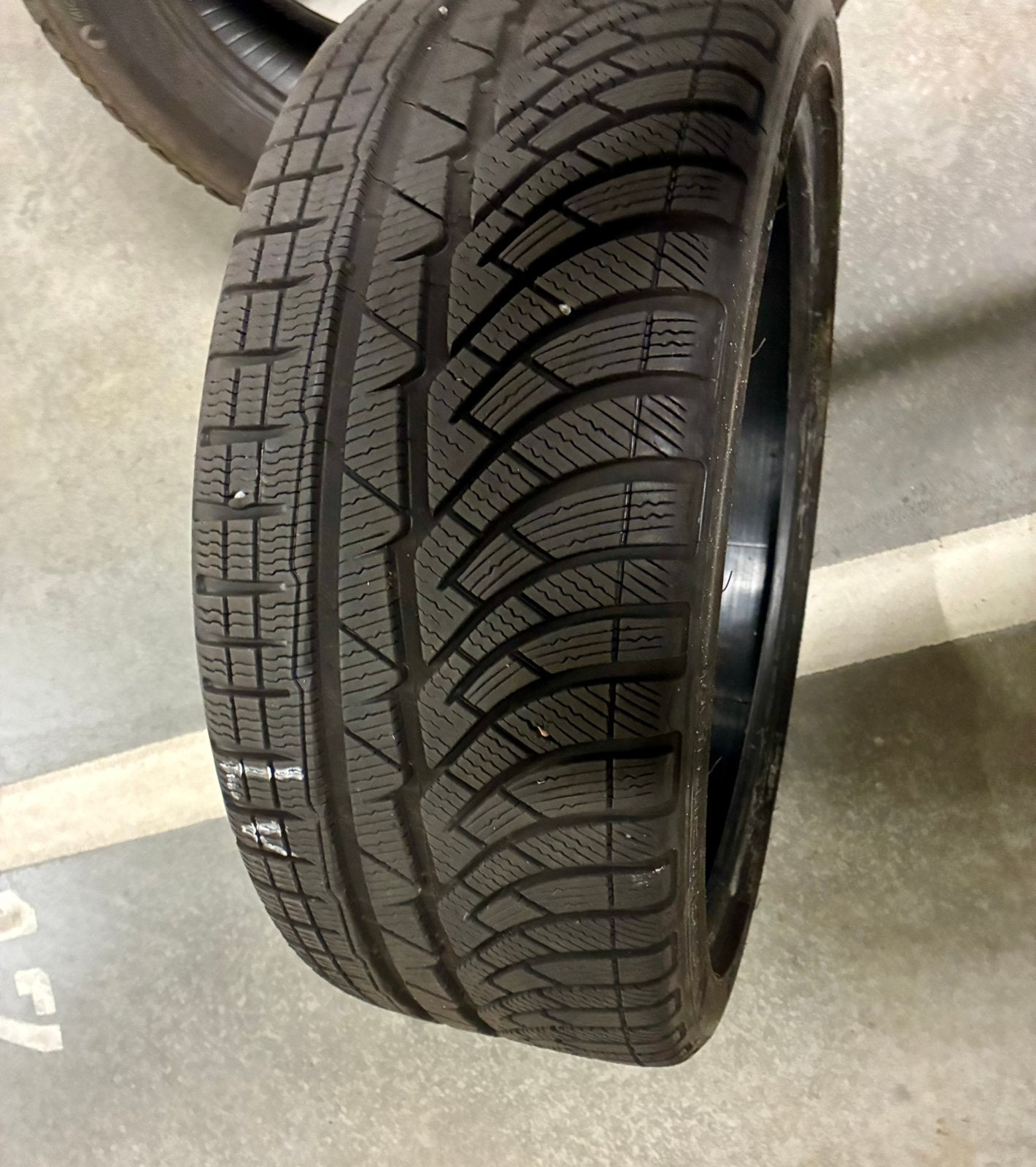 4x michelin pilot alpin winterbanden, Auto-onderdelen, Banden en Velgen, Gebruikt, Winterbanden, Band(en), Personenwagen
