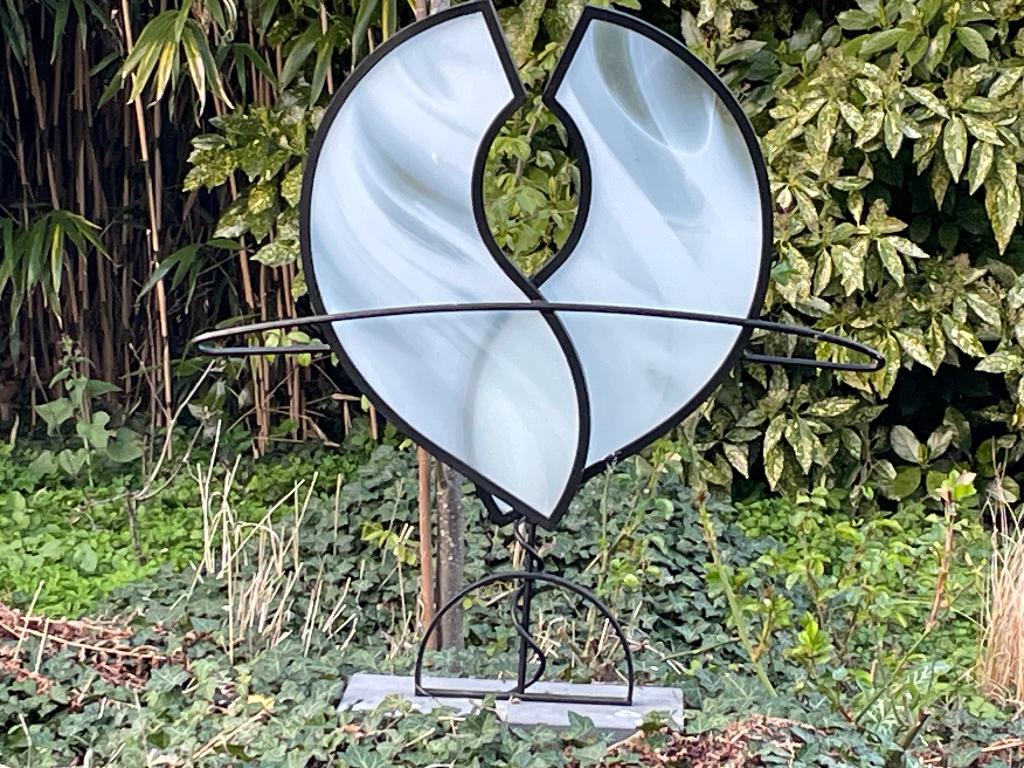 glas sculptuur glassculptuur Jan Leenknegt Ronse Kwaremont, Ophalen