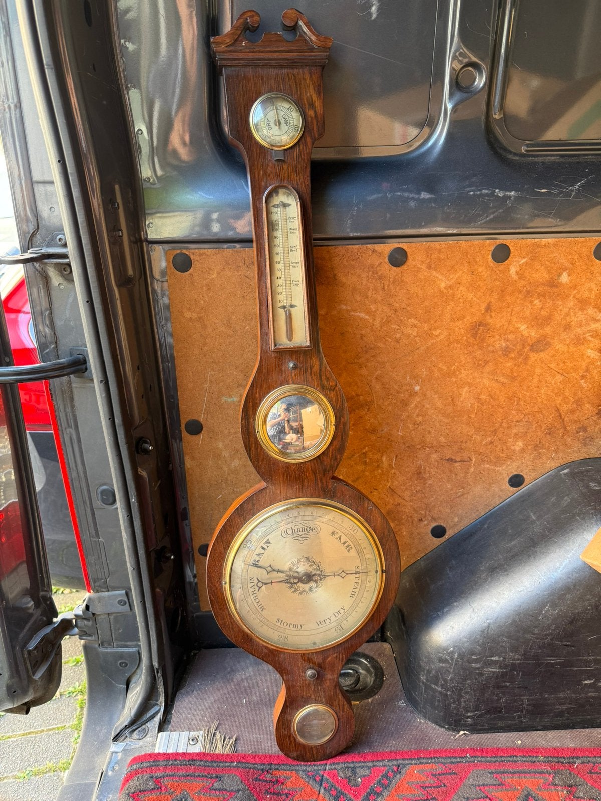 Baro - Thermometer, Ophalen of Verzenden, Gebruikt, Barometer