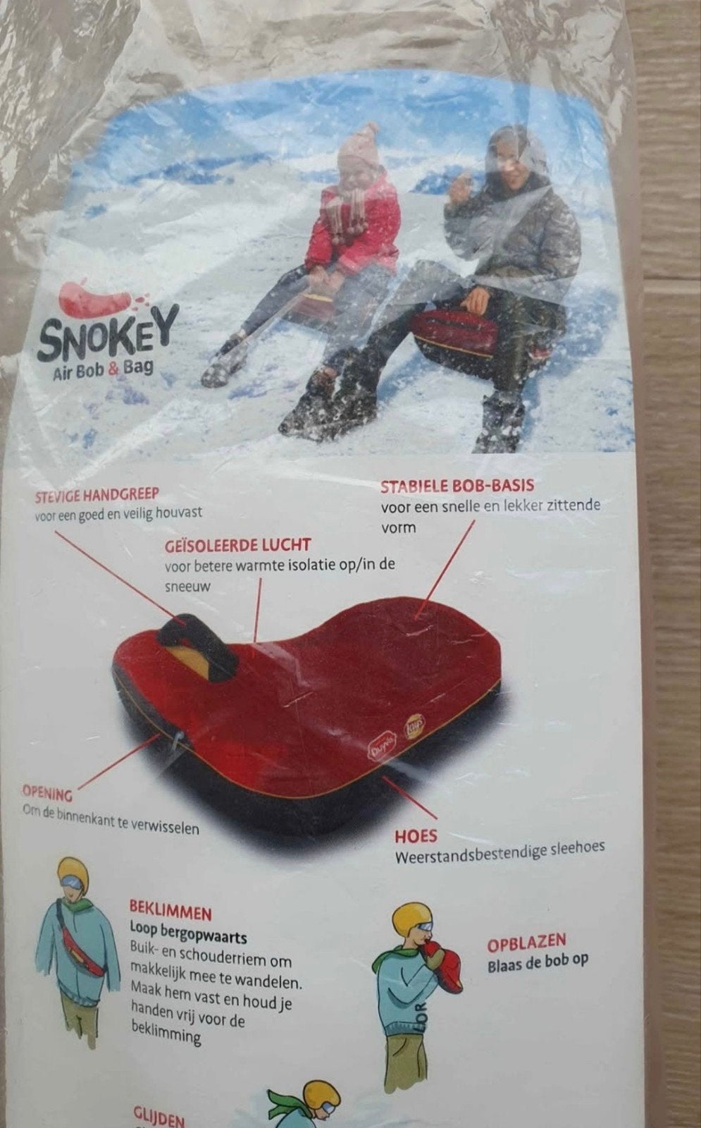 Opblaasbare slee NIEUW