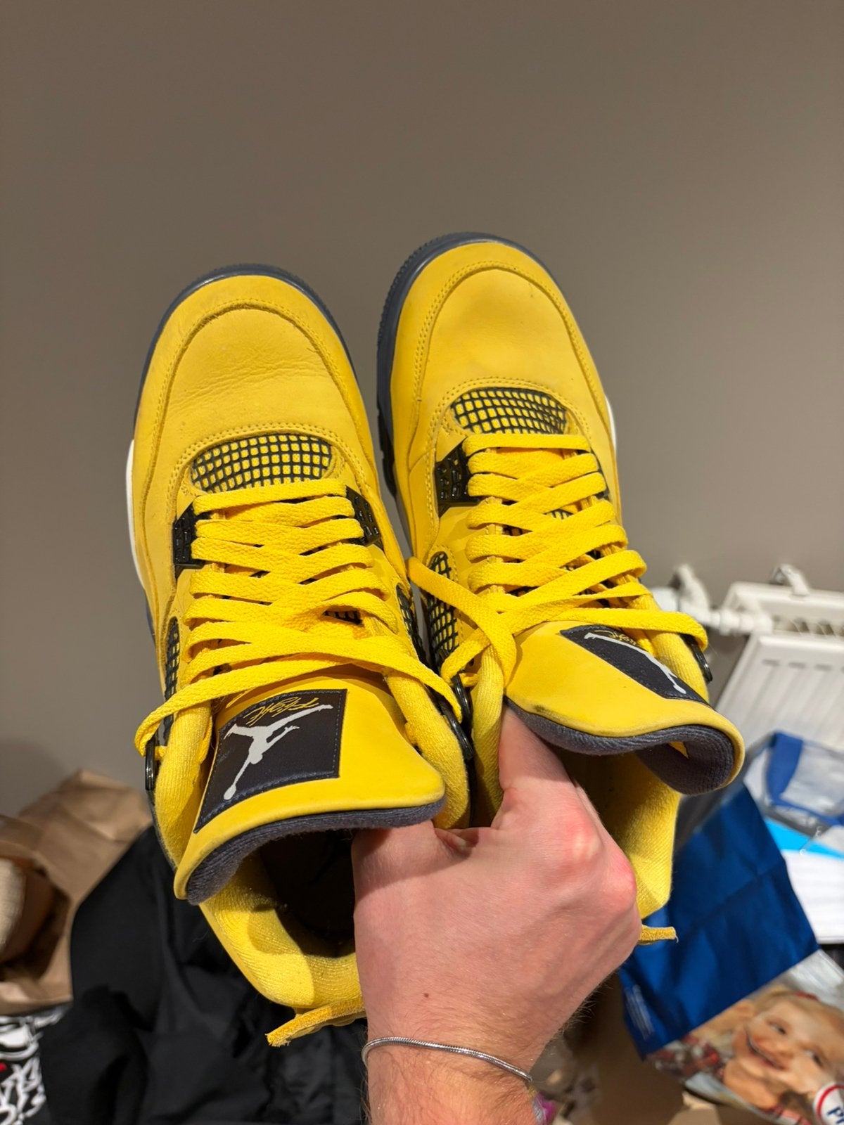 AIR JORDAN 4 Lightning, Ophalen, Zo goed als nieuw